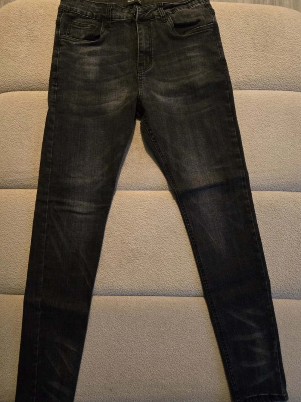 Men's Skinny Jeans - Black Wash